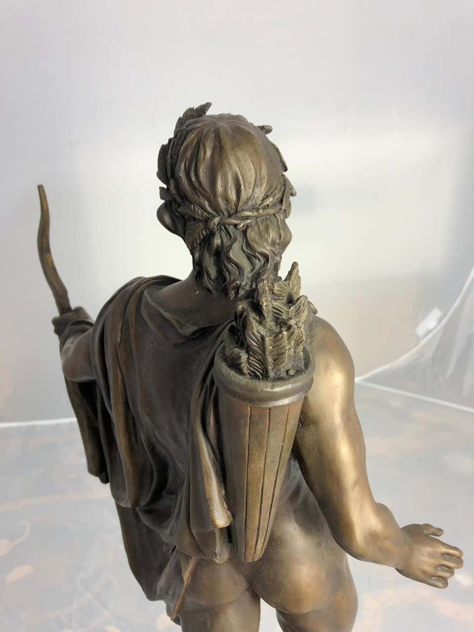 photo furniture 20th Century Bronze Statue Of Apollo The Greek God Of Archery