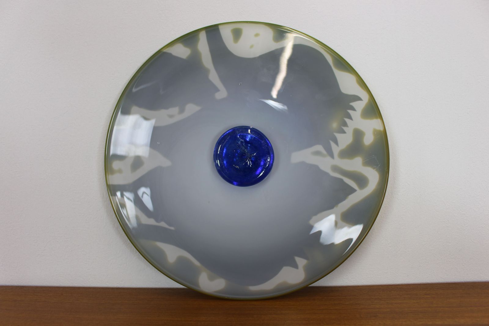 Nuutajarvi Glass Plate No 1 Of 5 1989 By Kerttu Nurminem photo 180.0