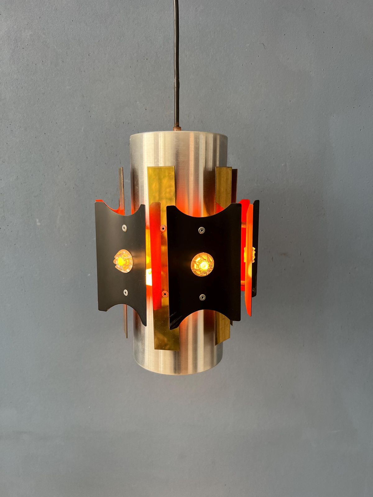 Vintage Lakro Amstelveen Space Age Hanglamp photo Verlichting