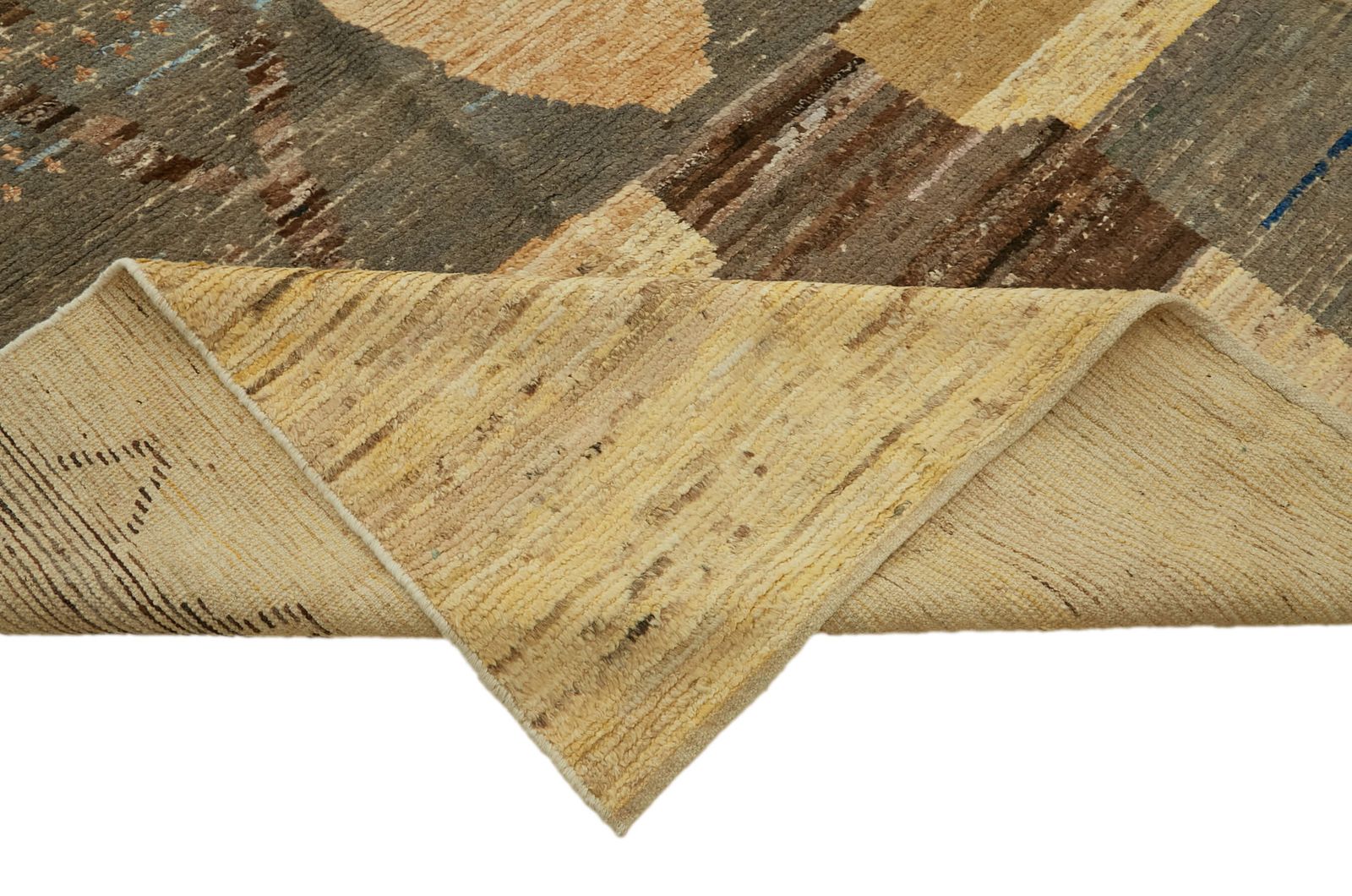 Handmade Beige Modern Tribal Rug 347 Cm X 523 Cm photo vinterior