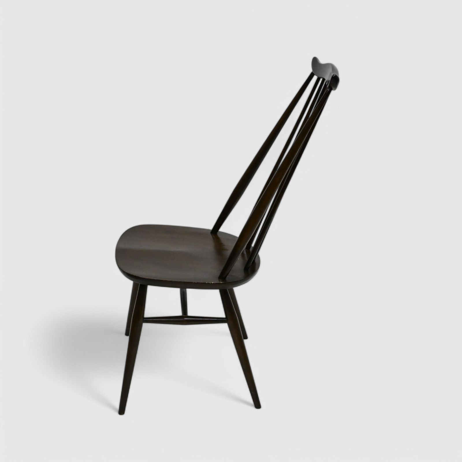 6 Ercol Number 369 Windsor Goldsmith Dining Chairs Dark Finish Free Uk Delivery photo Furniture