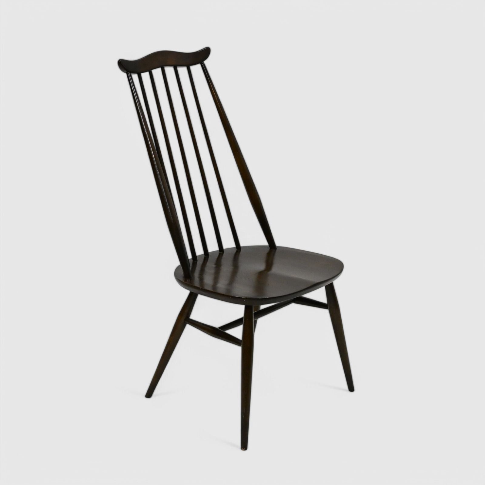 6 Ercol Number 369 Windsor Goldsmith Dining Chairs Dark Finish Free Uk Delivery photo vintage