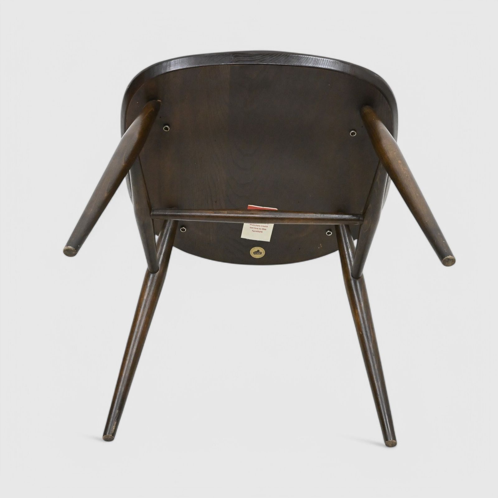 Furniture 6 Ercol Number 369 Windsor Goldsmith Dining Chairs Dark Finish Free Uk Delivery photo
