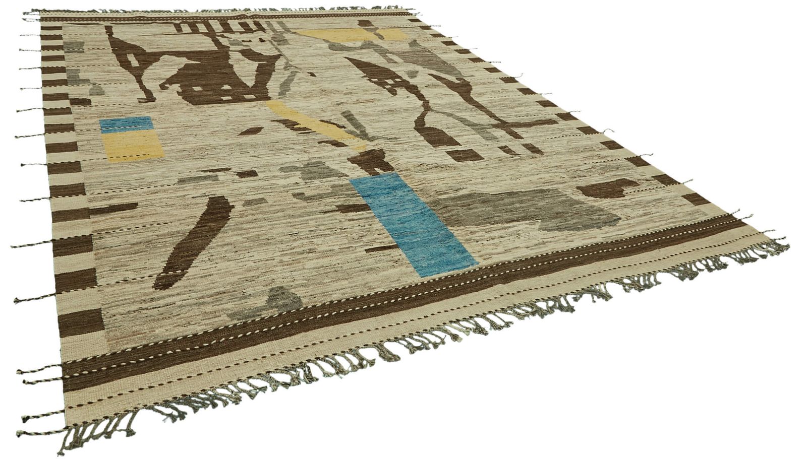 Handmade Beige Modern Tribal Rug 290 Cm X 380 Cm photo furniture