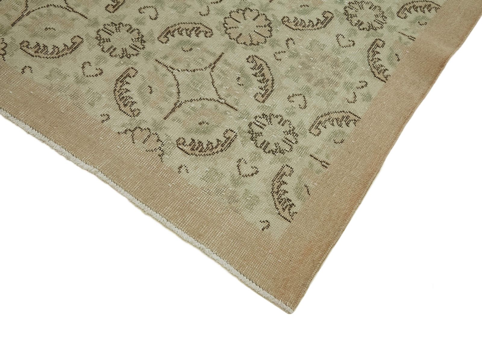 Handmade Beige Turkish Vintage Area Rug 185 Cm X 303 Cm photo Textiles