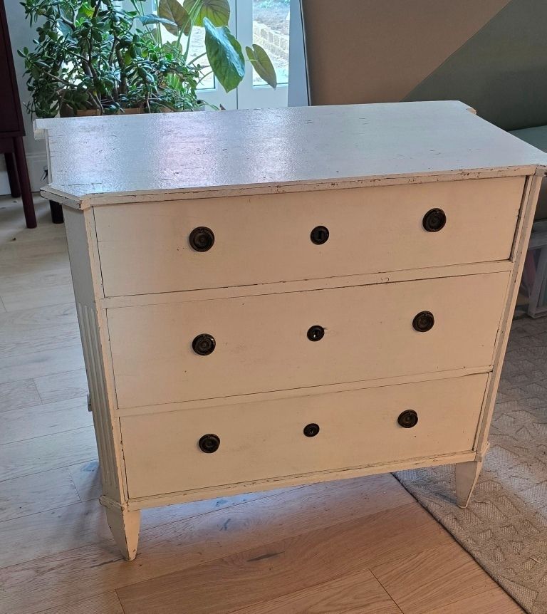 Pair Of Swedish 18th Century, Gustavian, Painted Chests Of Drawers photo furniture
