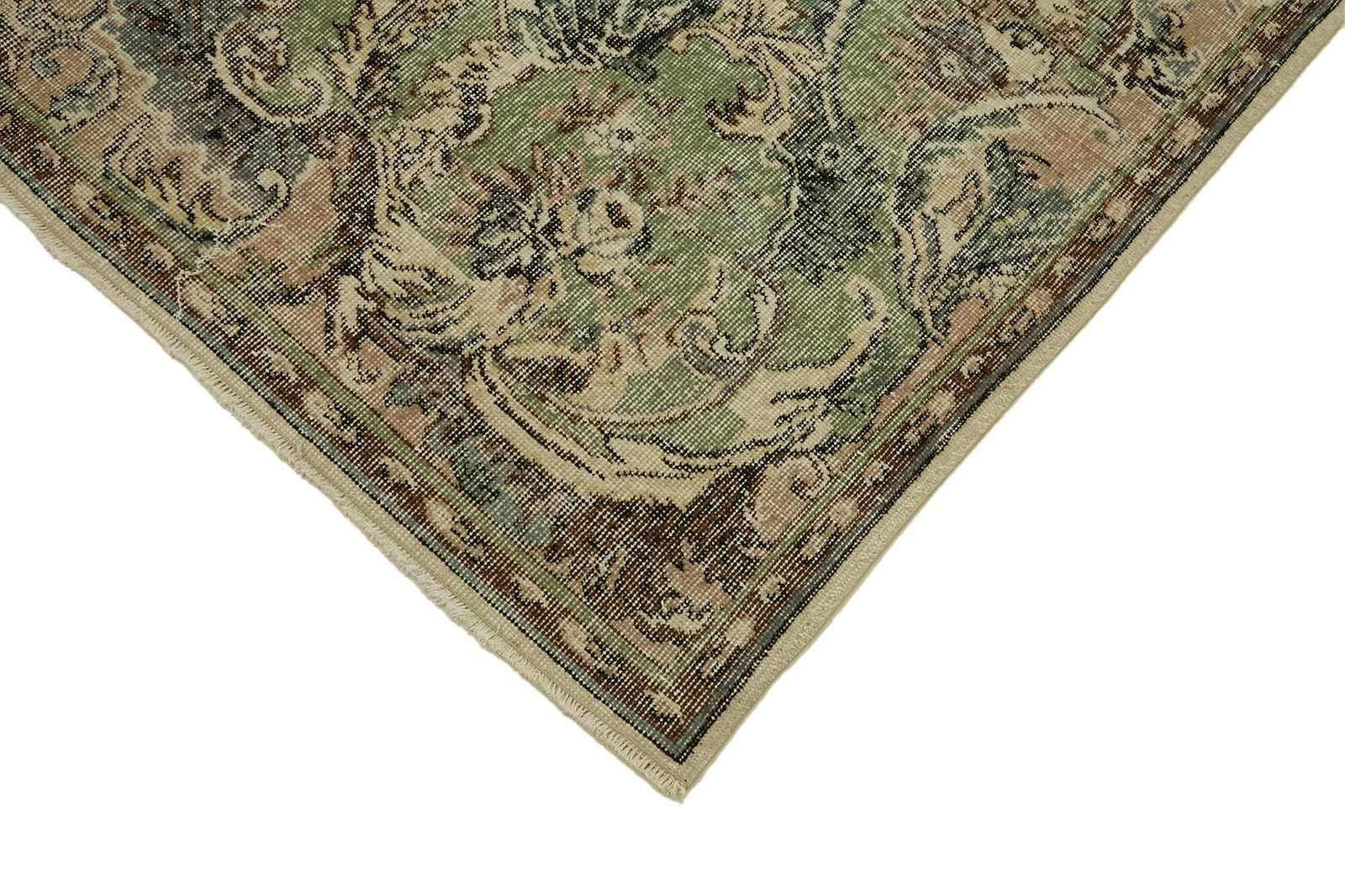 Handmade Beige Turkish Vintage Area Rug 195 Cm X 307 Cm photo Textiles
