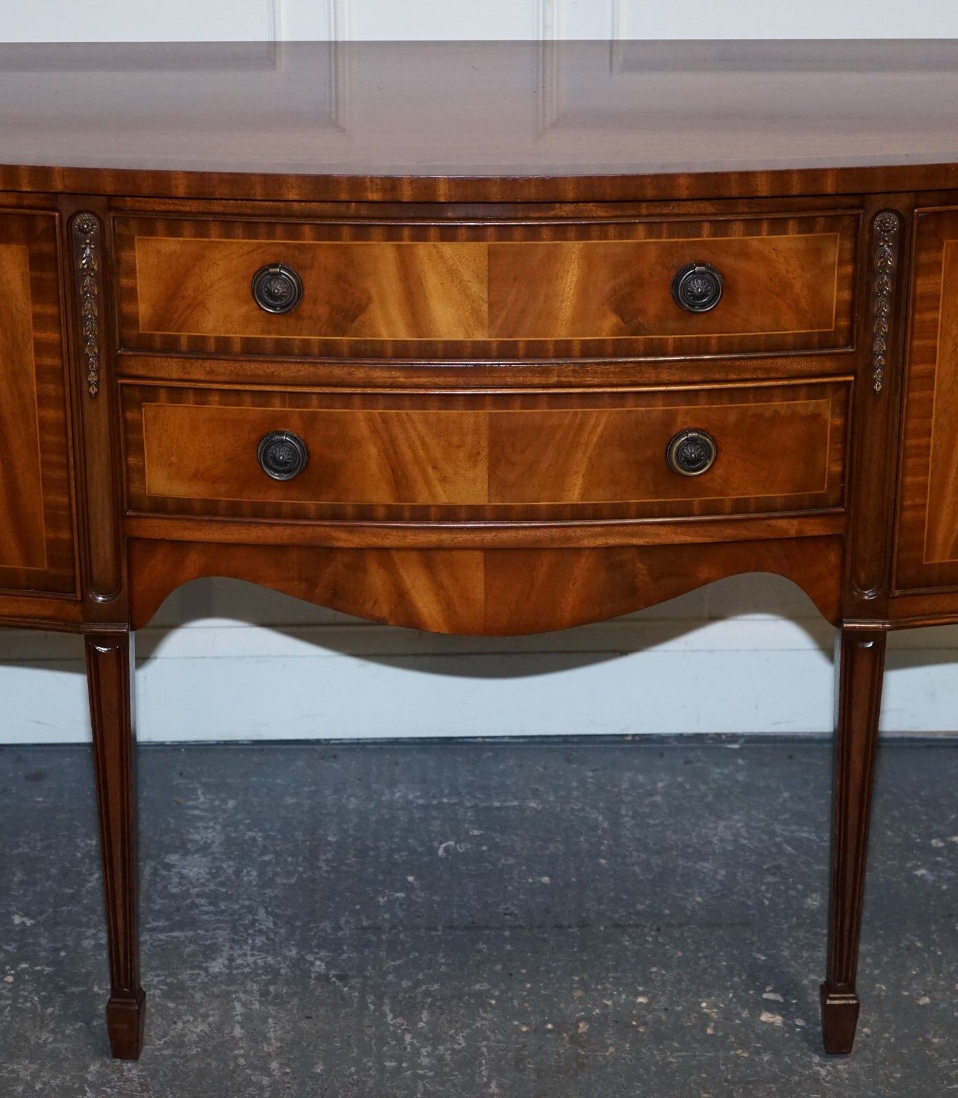 Vintage Edwardian Style Hardwood Sideboard Made By Jaycee Furniture photo vinterior