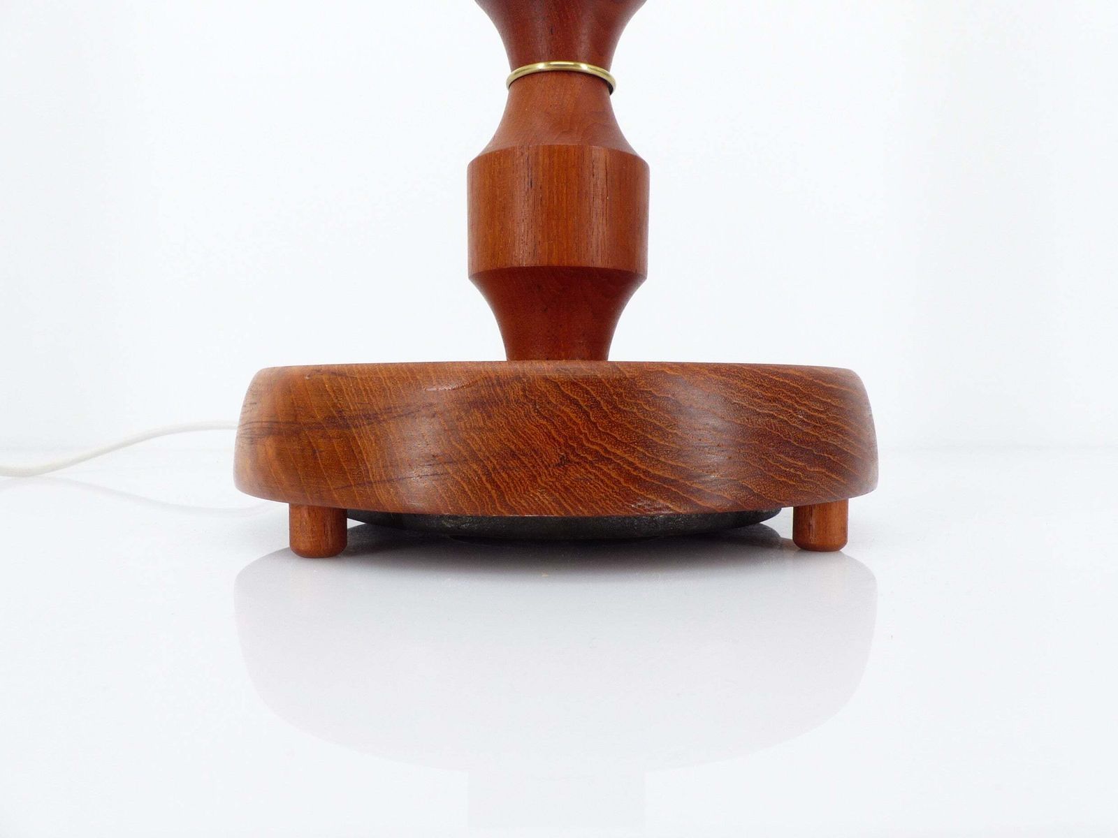 Scandinavian Teak Floor Lamp Base, Möllers Armaturfabrik 1960 photo vinterior