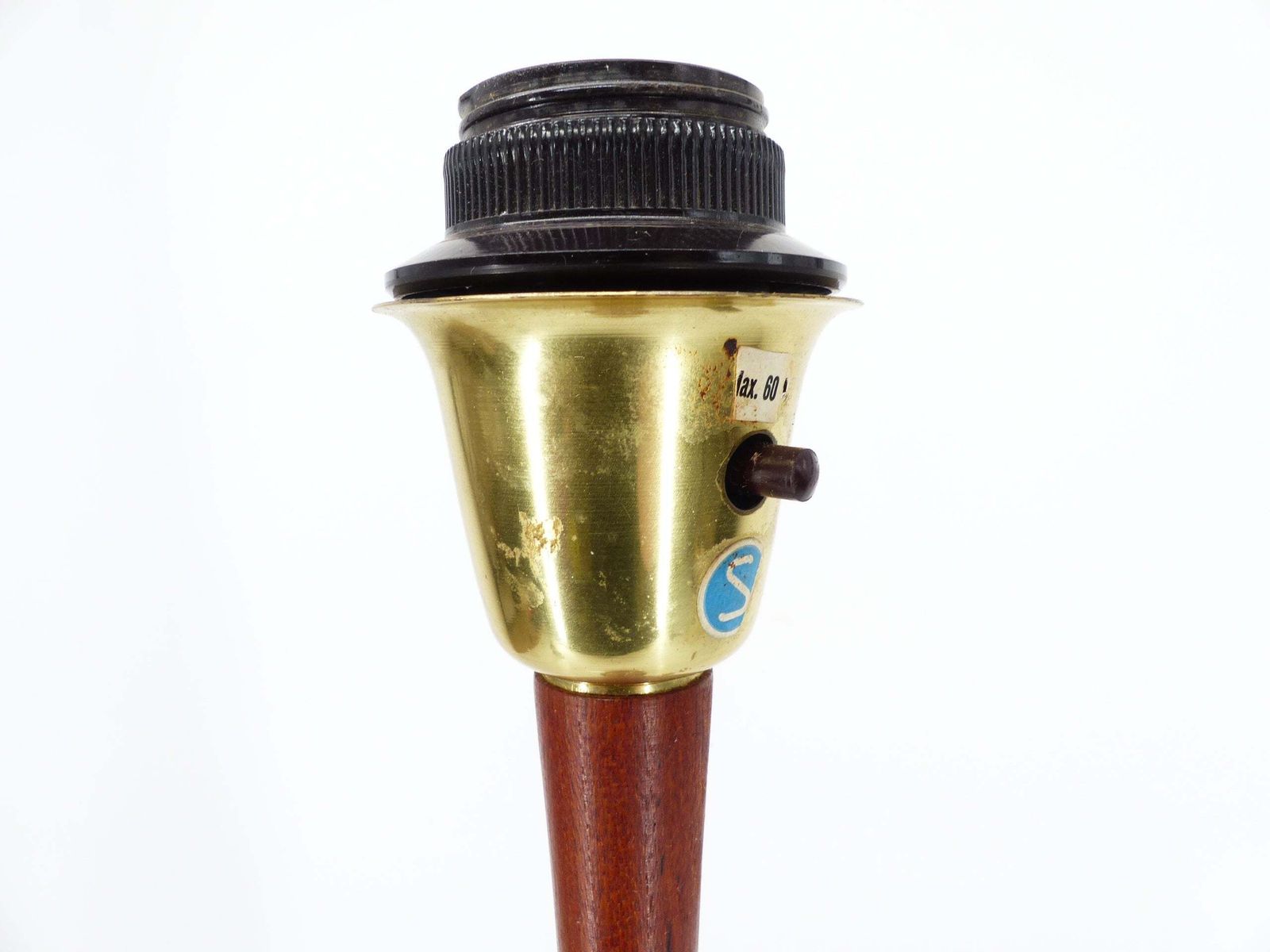 Scandinavian Teak Floor Lamp Base, Möllers Armaturfabrik 1960 photo buy