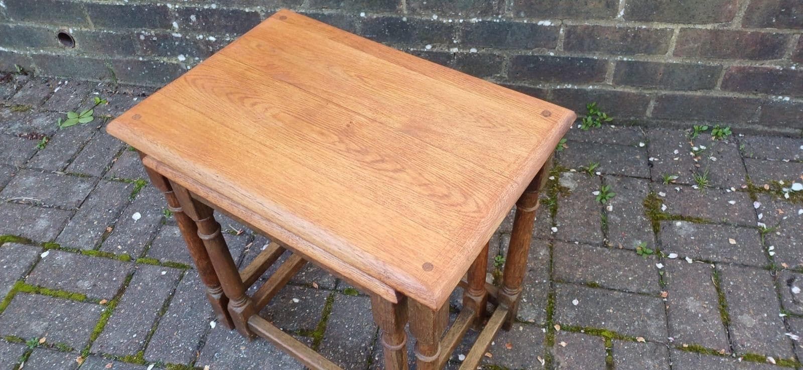 Meat Of Two Oak Tables, 1960s, Vintage photo buy