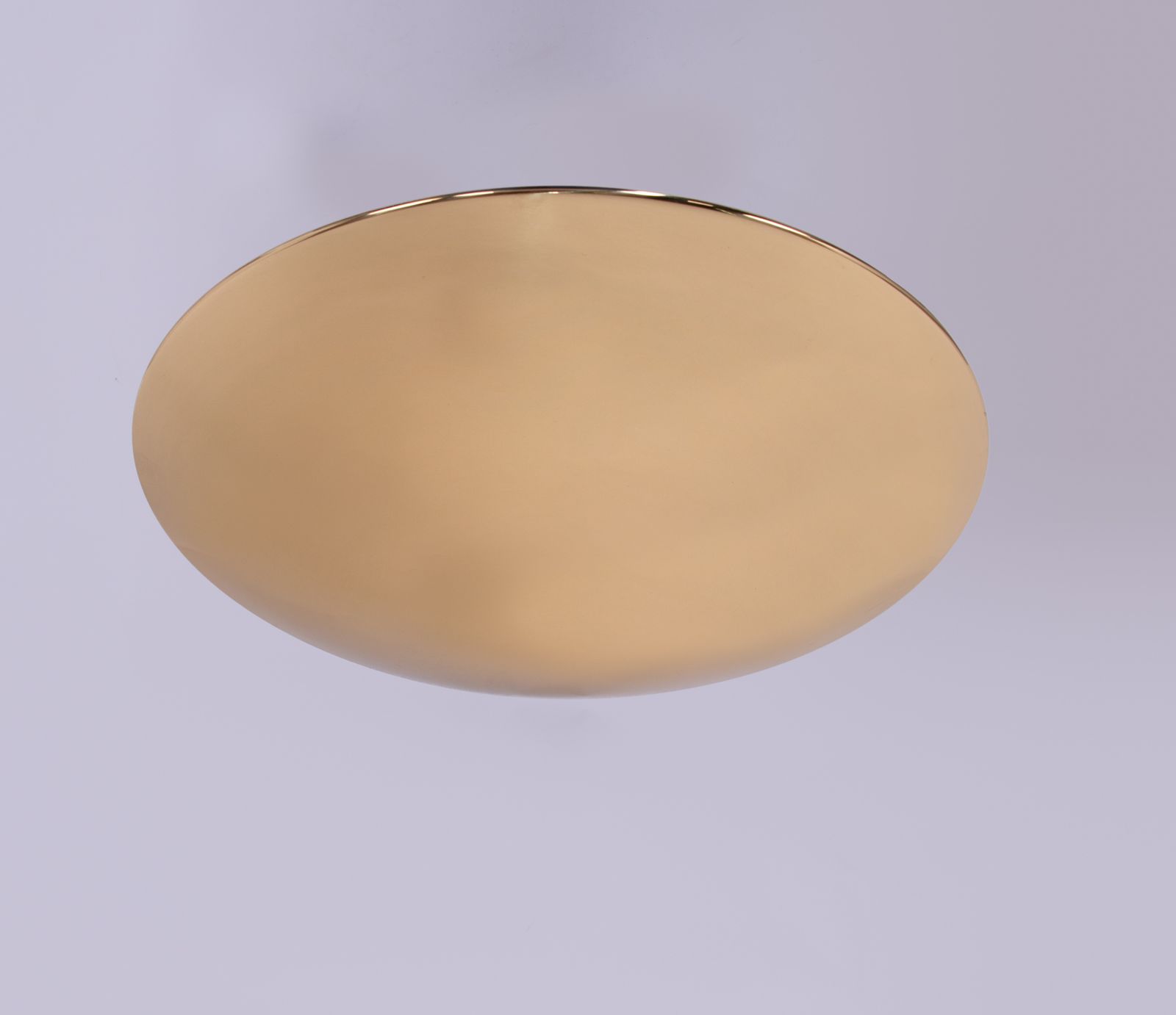 Gela Sela 40 Gilded Brass Flush Mount Light By Florian Schulz, Germany, 1960 photo 2103.08