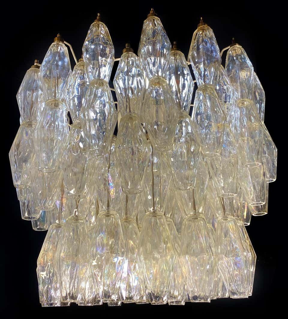 Original Poliedri Chandelier By Carlo Scarpa For Venini, Murano, 1960s photo vinterior