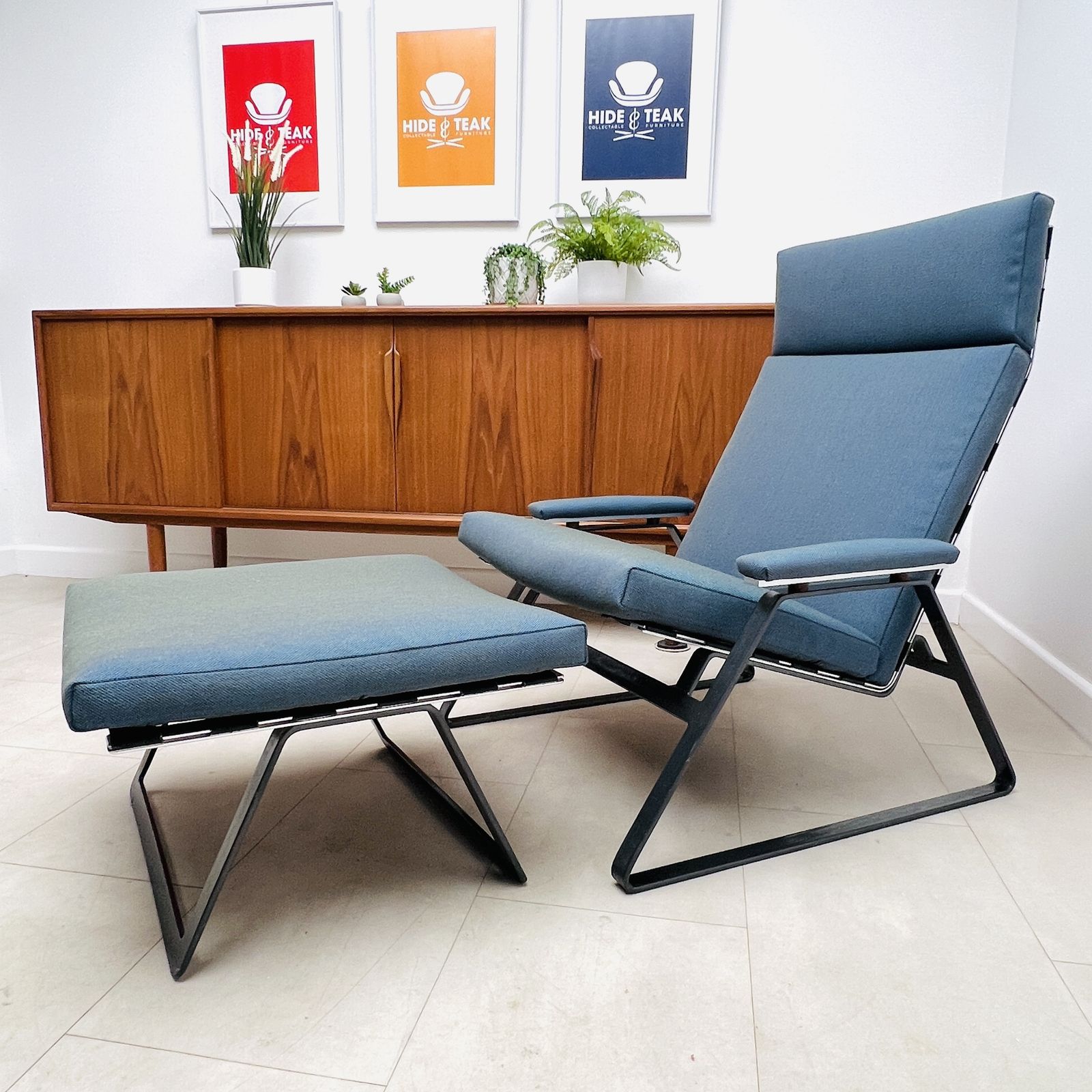 British Lounge Chair And Footstool By William Plunkett photo furniture