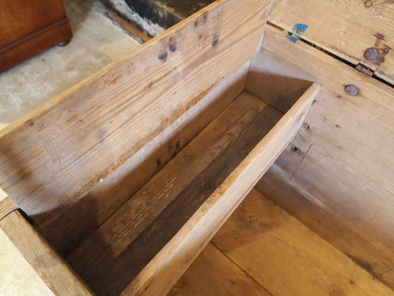 Chest George III Pine Marriage Chest Scandinavian C1780 photo vinterior