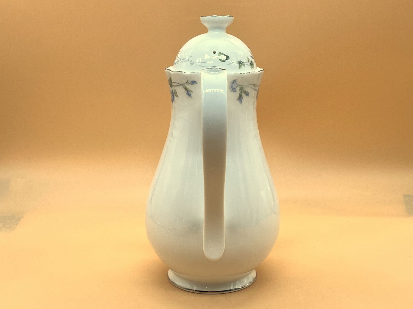 Royal Albert China For All Seasons Morning Flower Design 2 Pint Capacity Coffee Pot. C1984. photo furniture