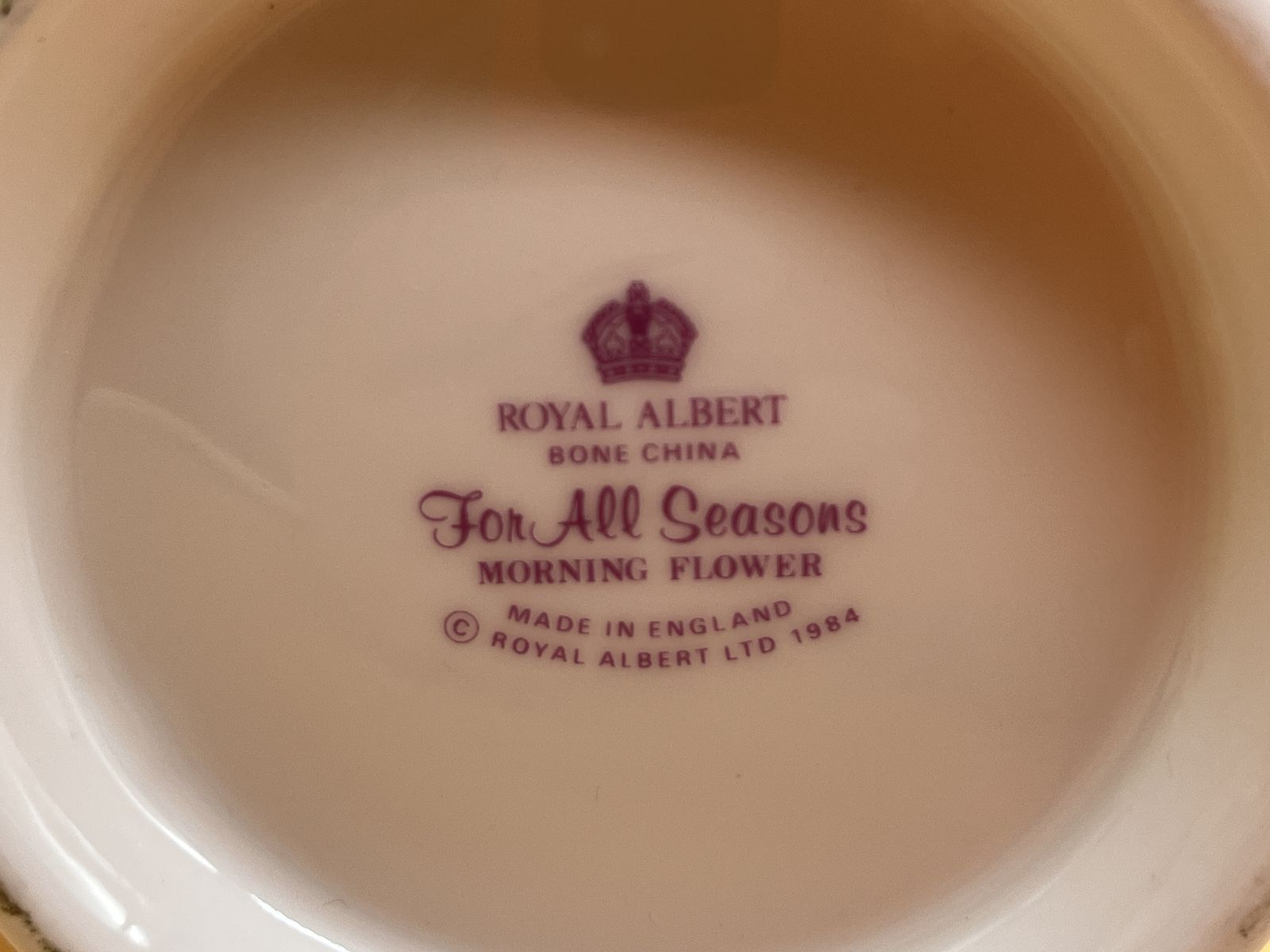 Royal Albert China For All Seasons Morning Flower Design 2 Pint Capacity Coffee Pot. C1984. photo for sale