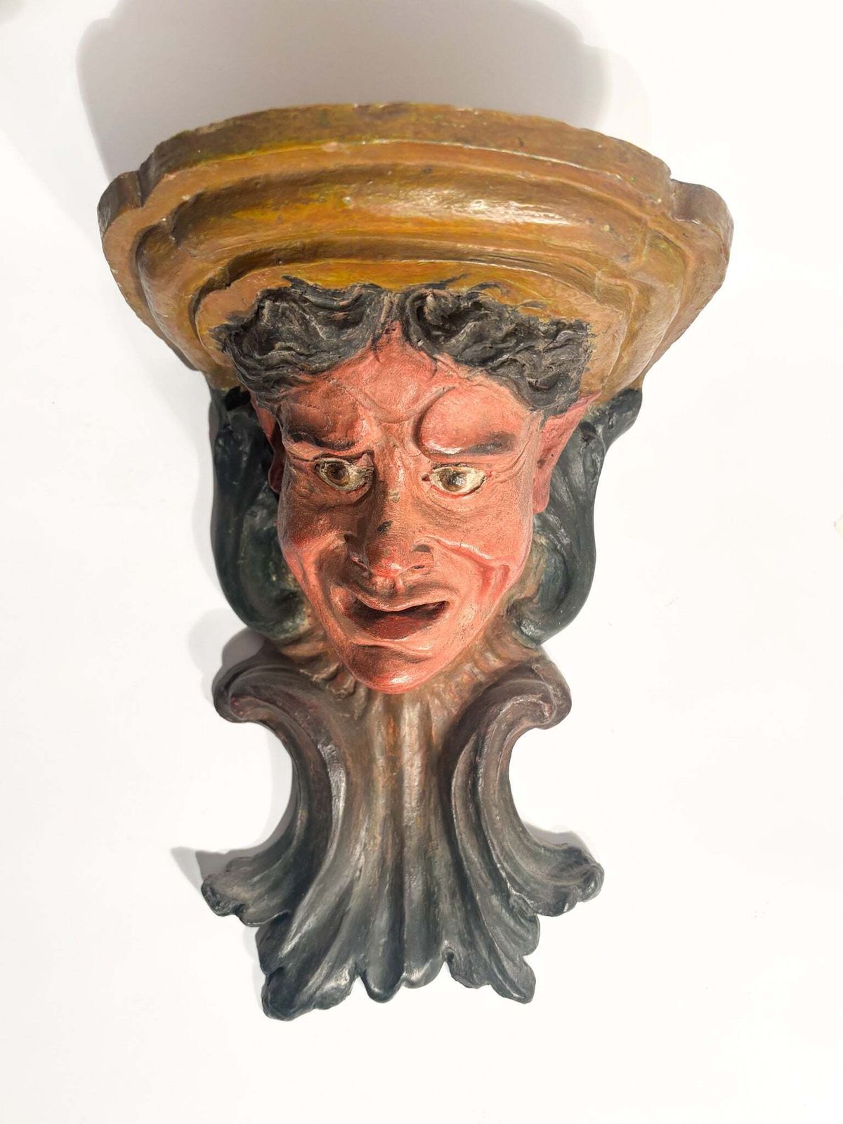 Furniture Pair Of Terracotta Shelves Made In Italy In The 18th Century photo