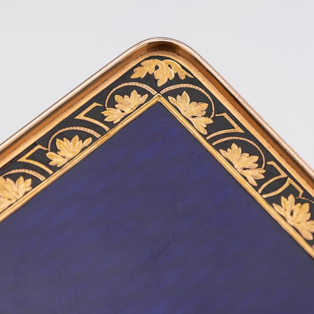 photo vintage 19thc German 18k Gold & Enamel Snuff Box, Raphael's Sistine Madonna, Hanau C1810