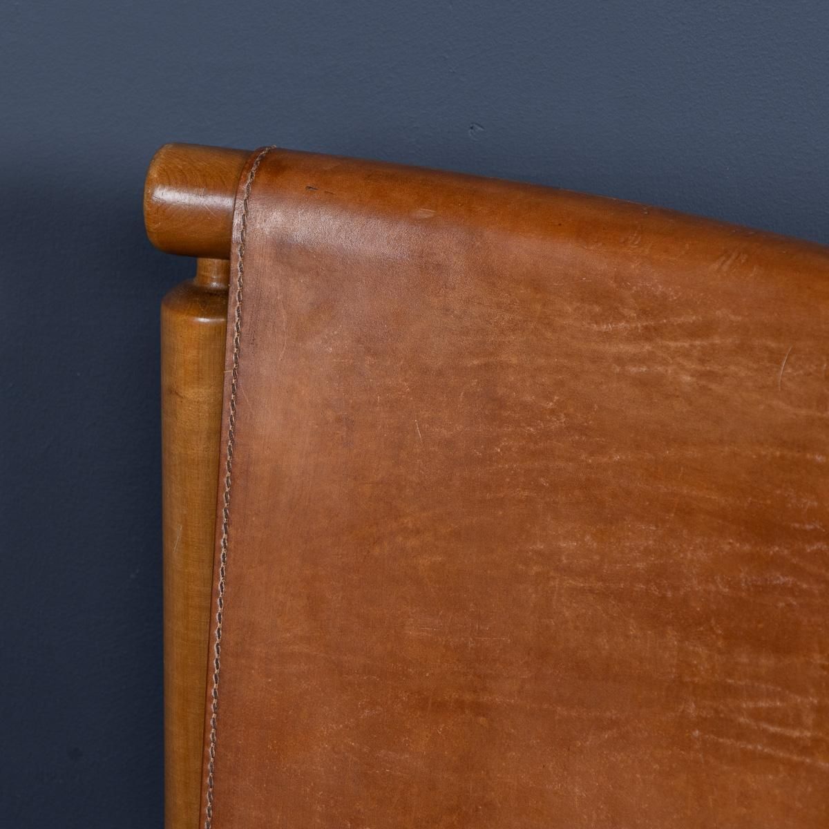 A Superb 20thc Set Of Eight Ilmari Tapiovaara Leather Dining Chairs C.1950 photo vintage
