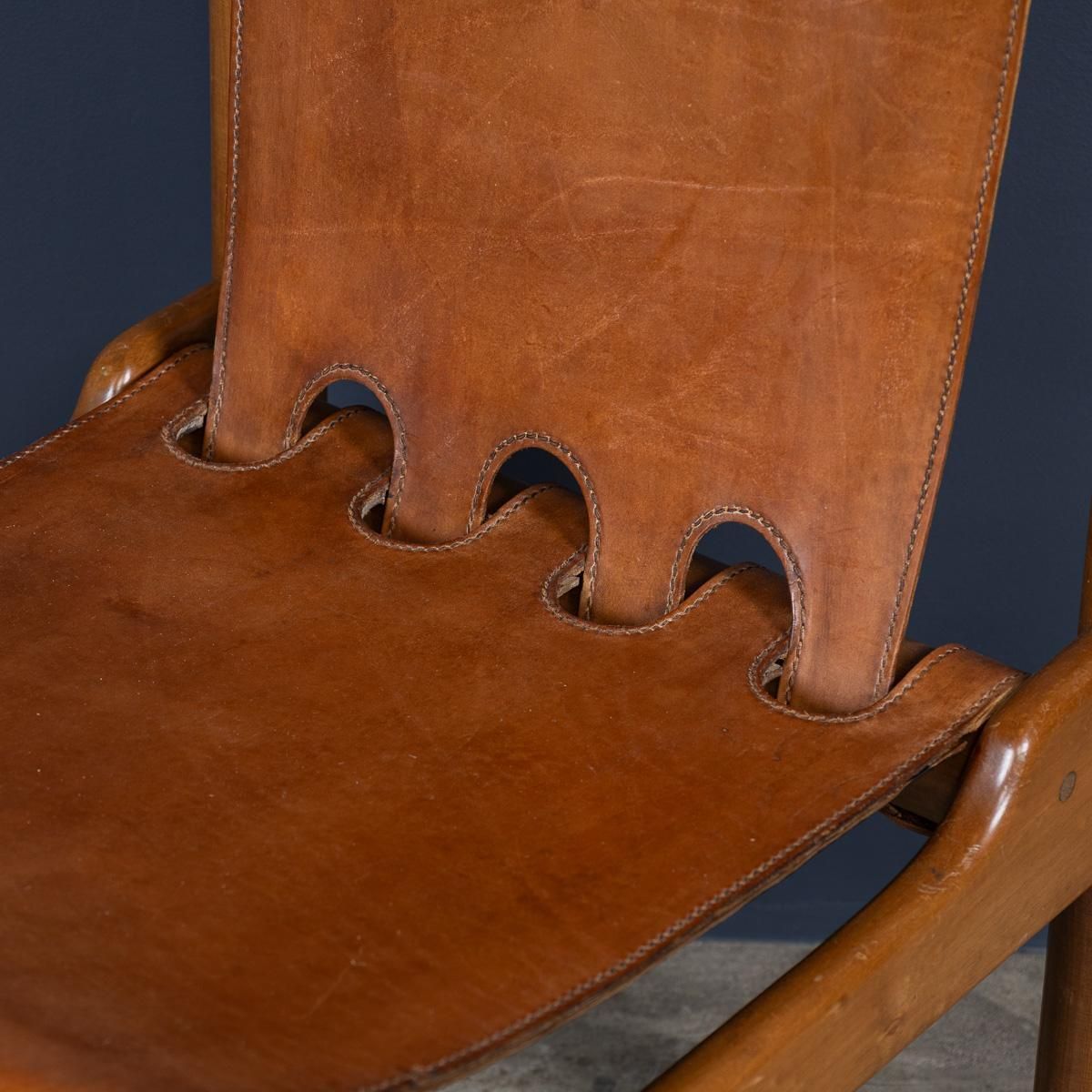Furniture A Superb 20thc Set Of Eight Ilmari Tapiovaara Leather Dining Chairs C.1950 photo