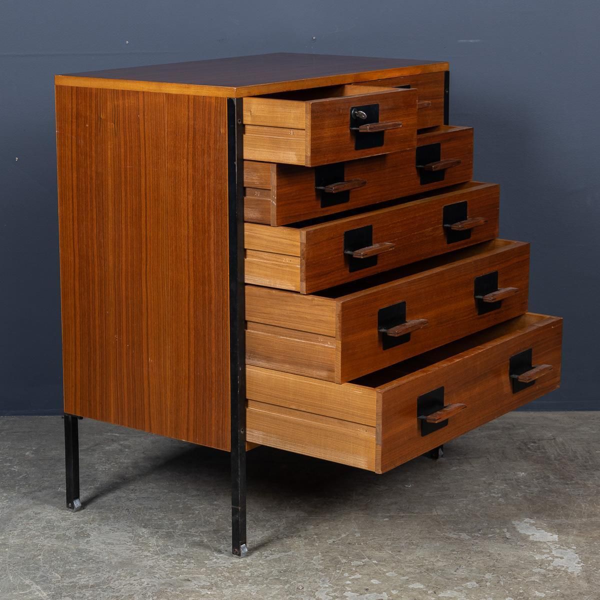 Vintage 20th Century Italian Chest Of Drawers By Ico Parisi For Mim Roma C.1950 photo buy