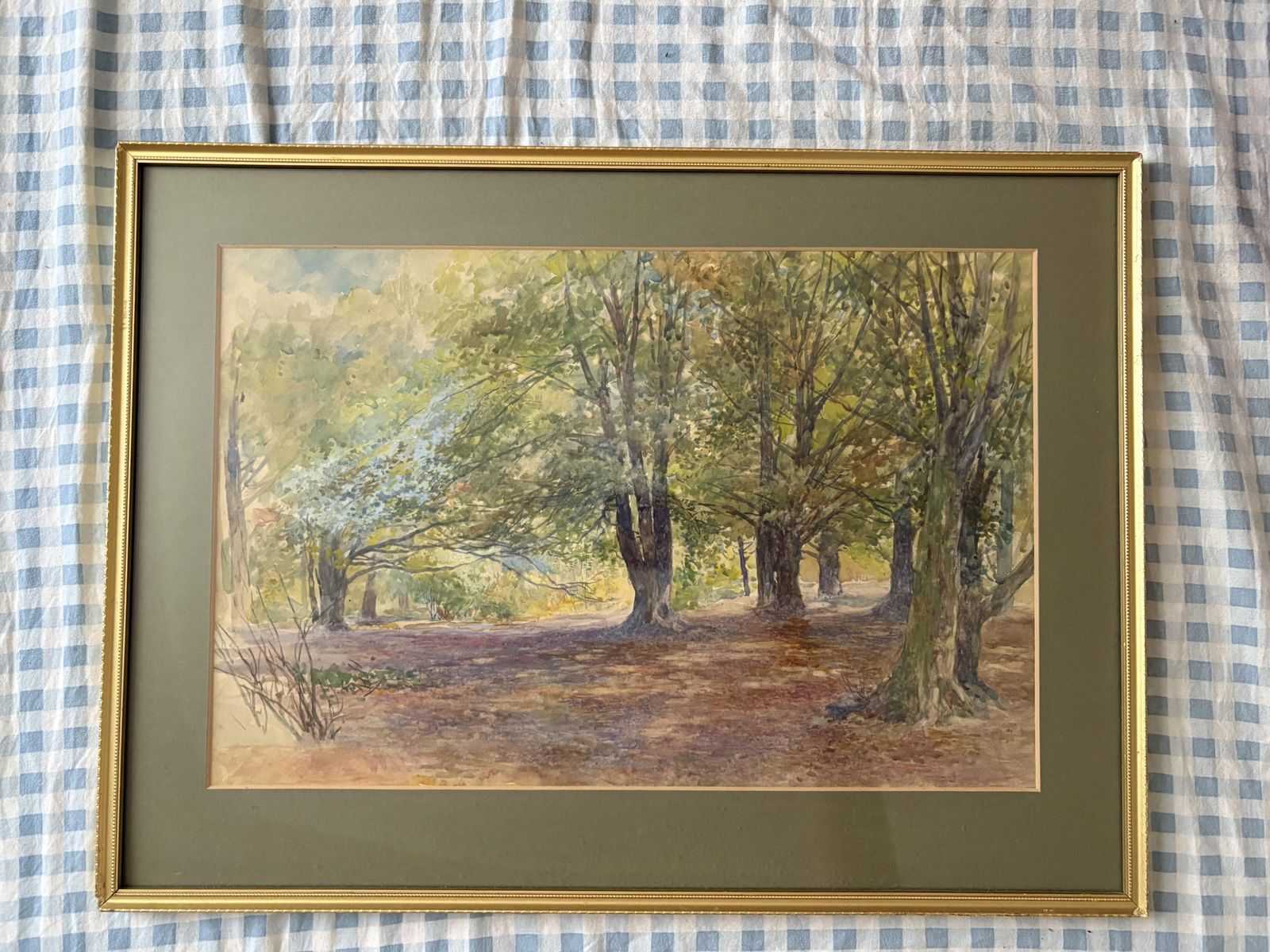 Charles Rowbotham Framed Watercolour Painting   Previously Owned By The Artists Son