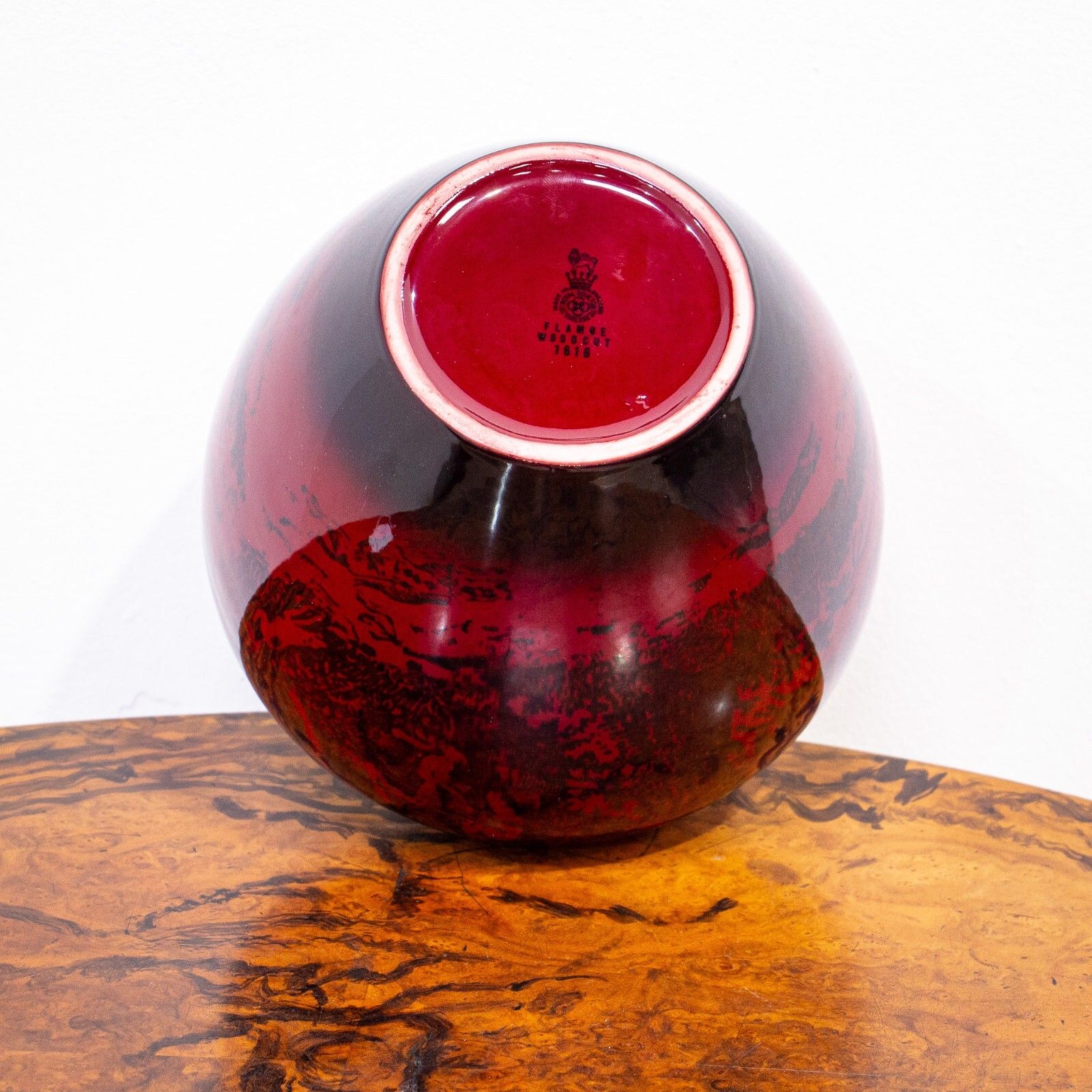 Large Royal Doulton Flambe Vase photo 395.0