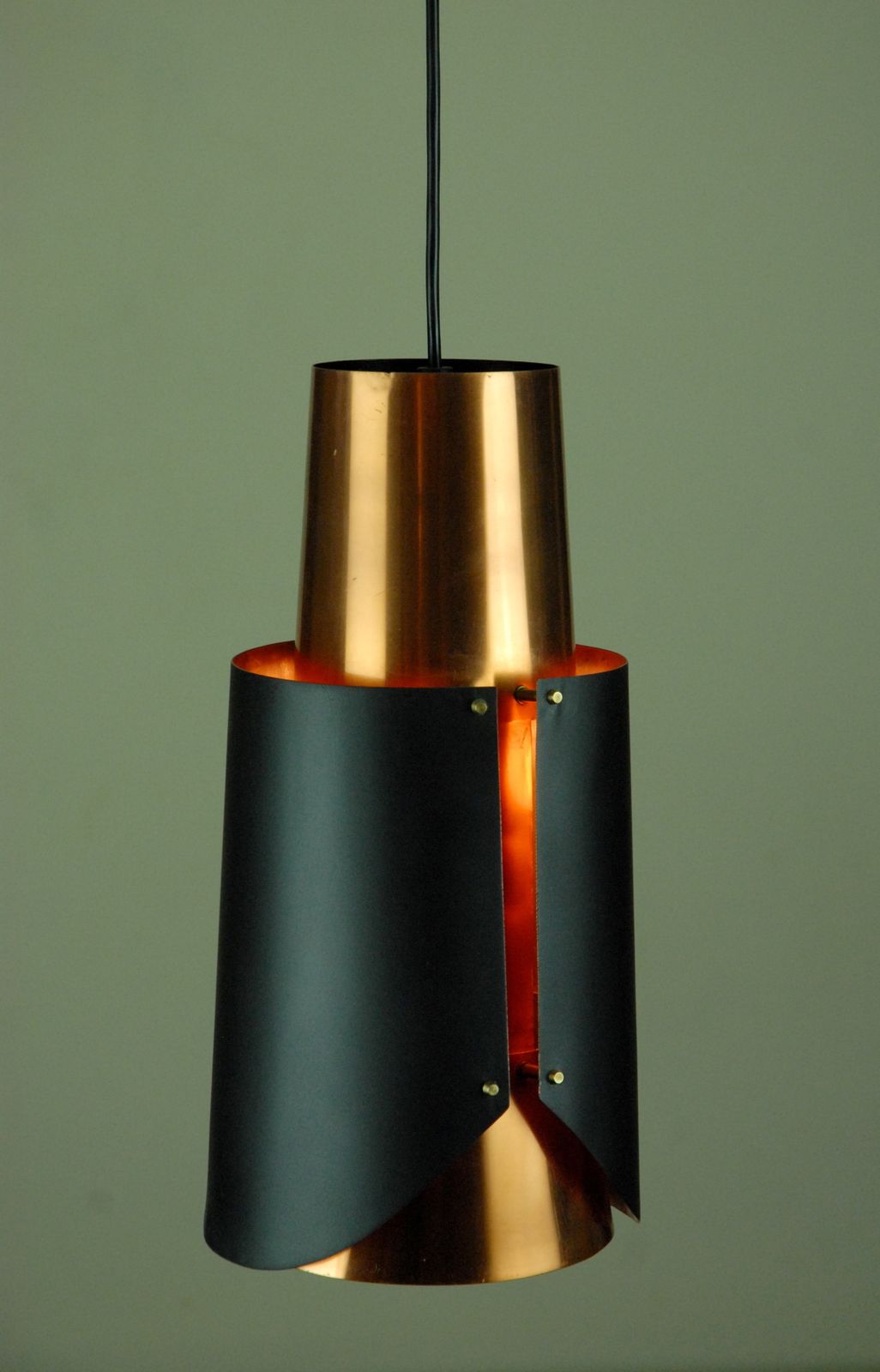 østerport Pendant Lamp Attributed To Bent Karlby For Lyfa, Denmark, 1960s