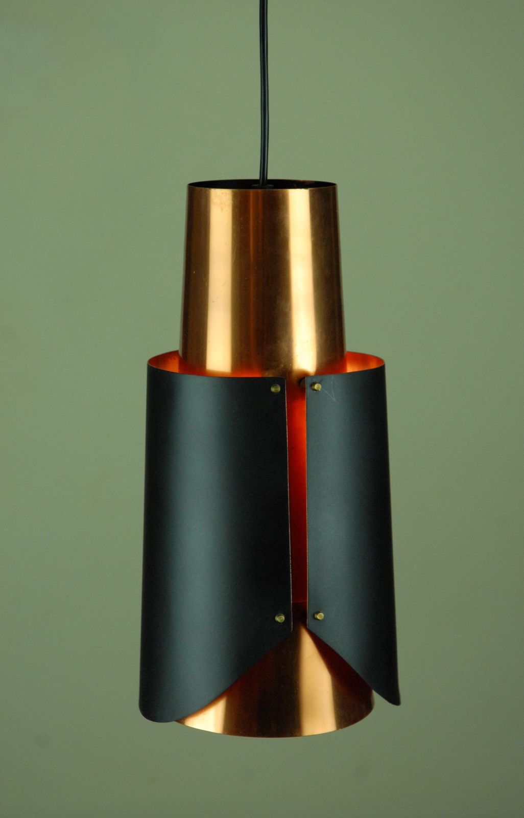 østerport Pendant Lamp Attributed To Bent Karlby For Lyfa, Denmark, 1960s photo Lighting