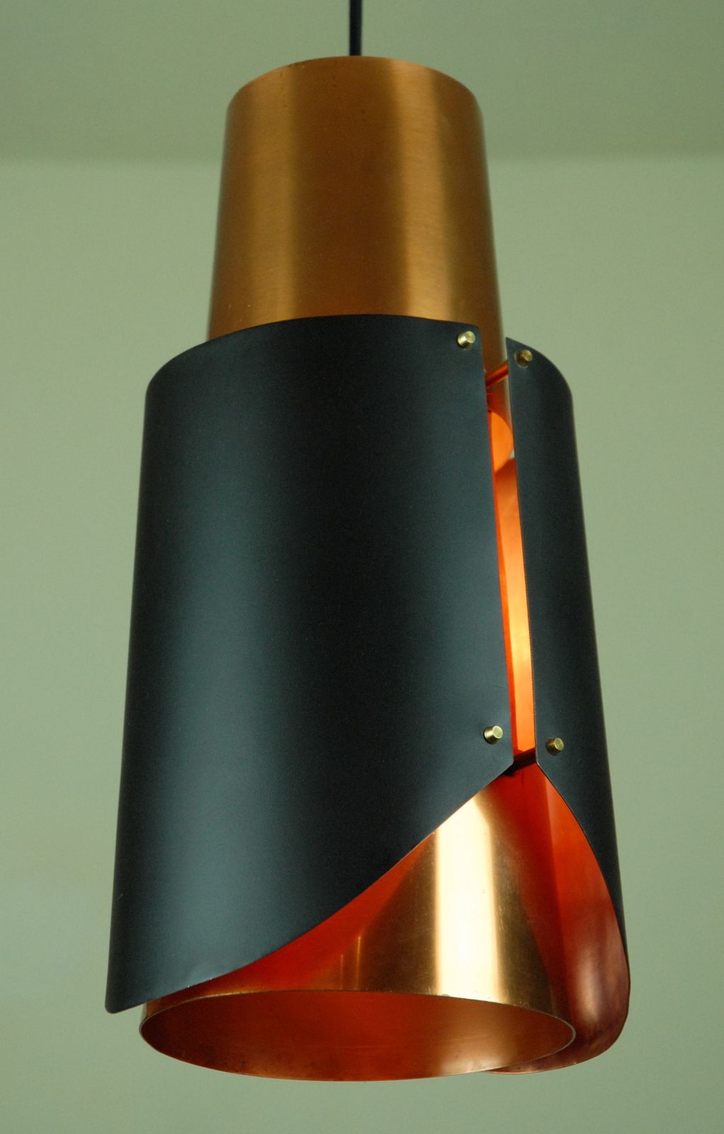 photo furniture østerport Pendant Lamp Attributed To Bent Karlby For Lyfa, Denmark, 1960s