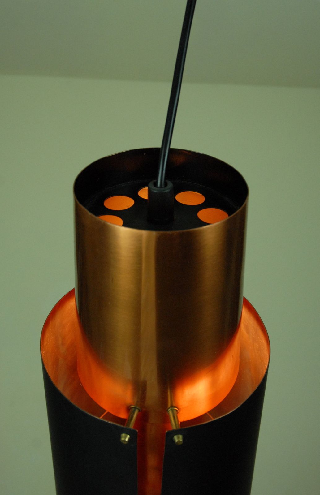 Lighting østerport Pendant Lamp Attributed To Bent Karlby For Lyfa, Denmark, 1960s photo