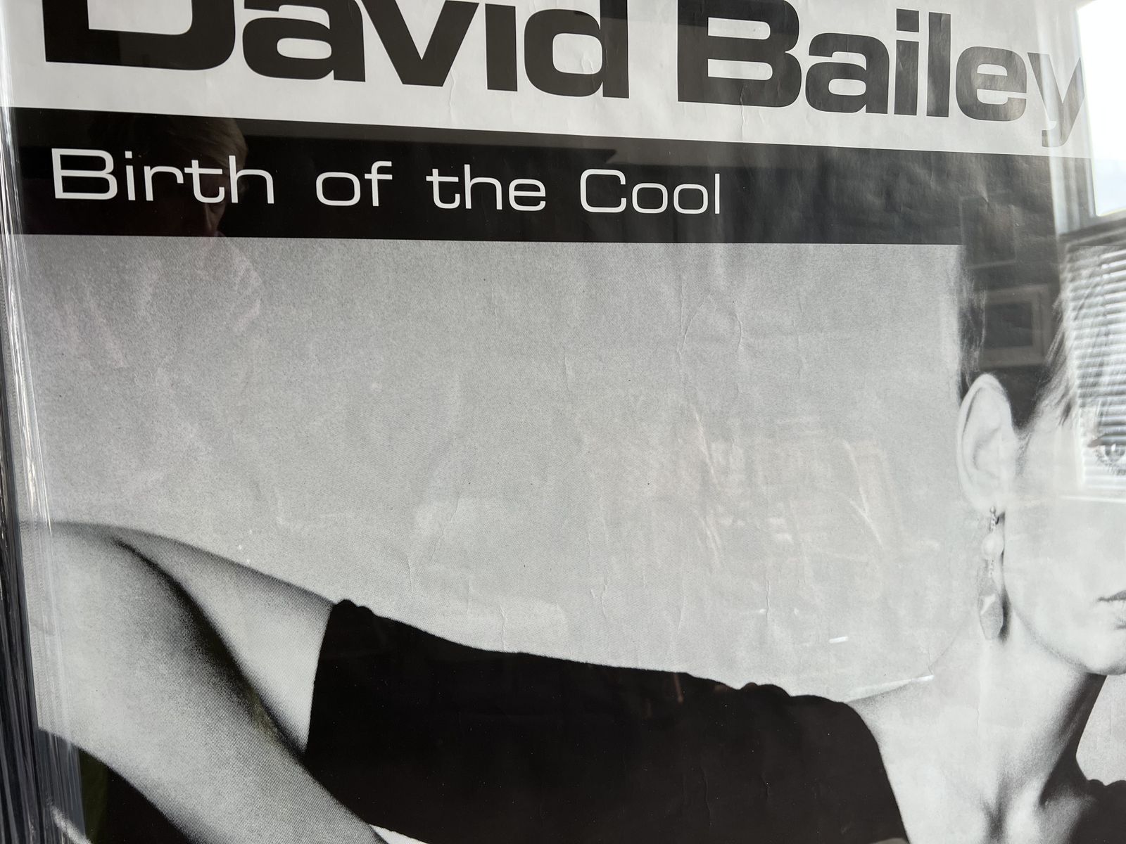 David Bailey Framed Exhibition Poster For The 'Birth Of The Cool' At Barbican Art Gallery 1999 photo vintage