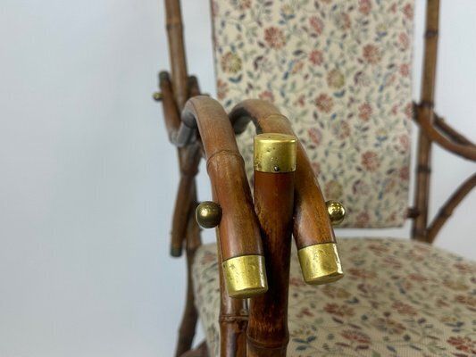 photo furniture Austrian Art Noveau Bamboo Side Chair, 1900s