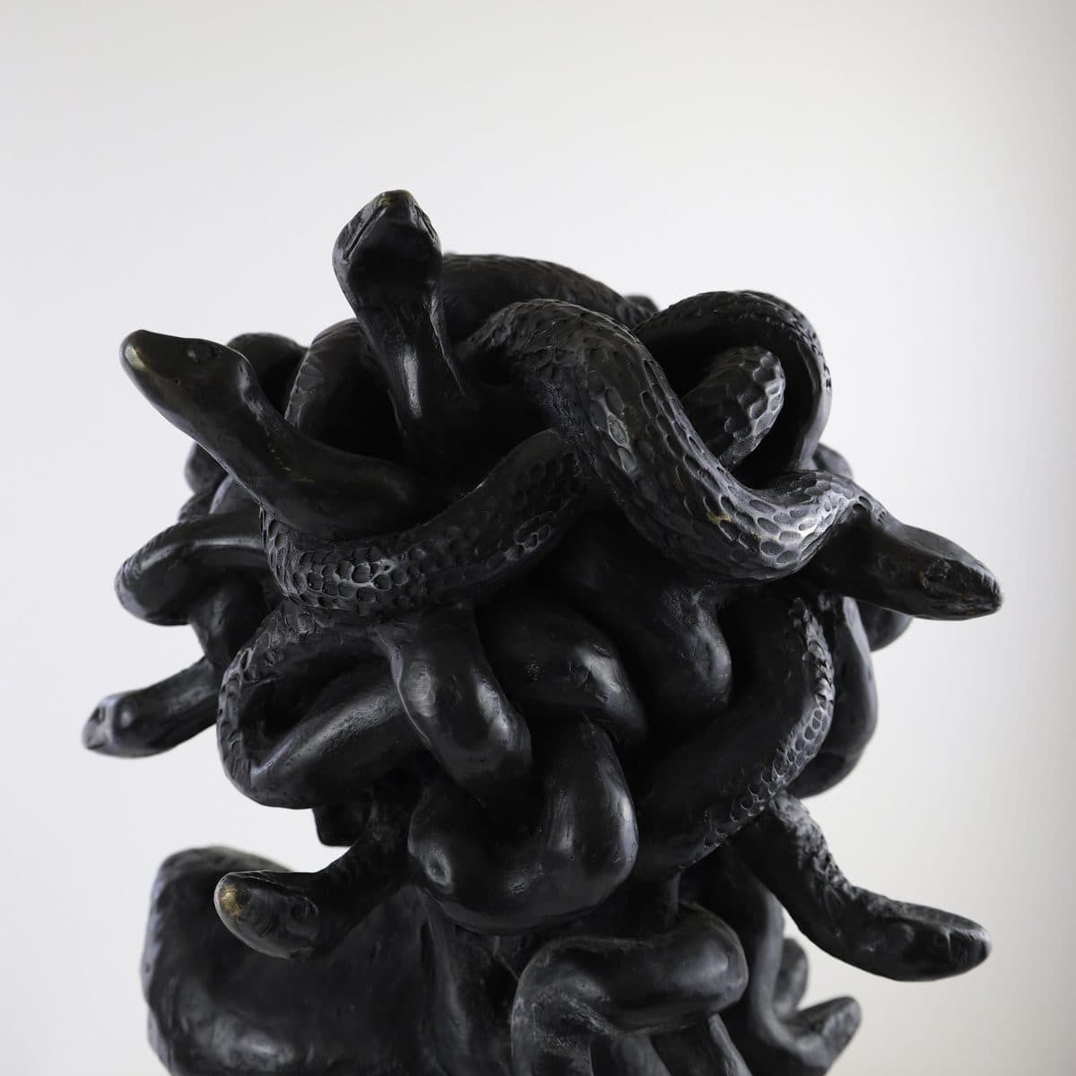 photo furniture Lost Wax Bronze Sculpture, 20th Century, Head Of Medusa