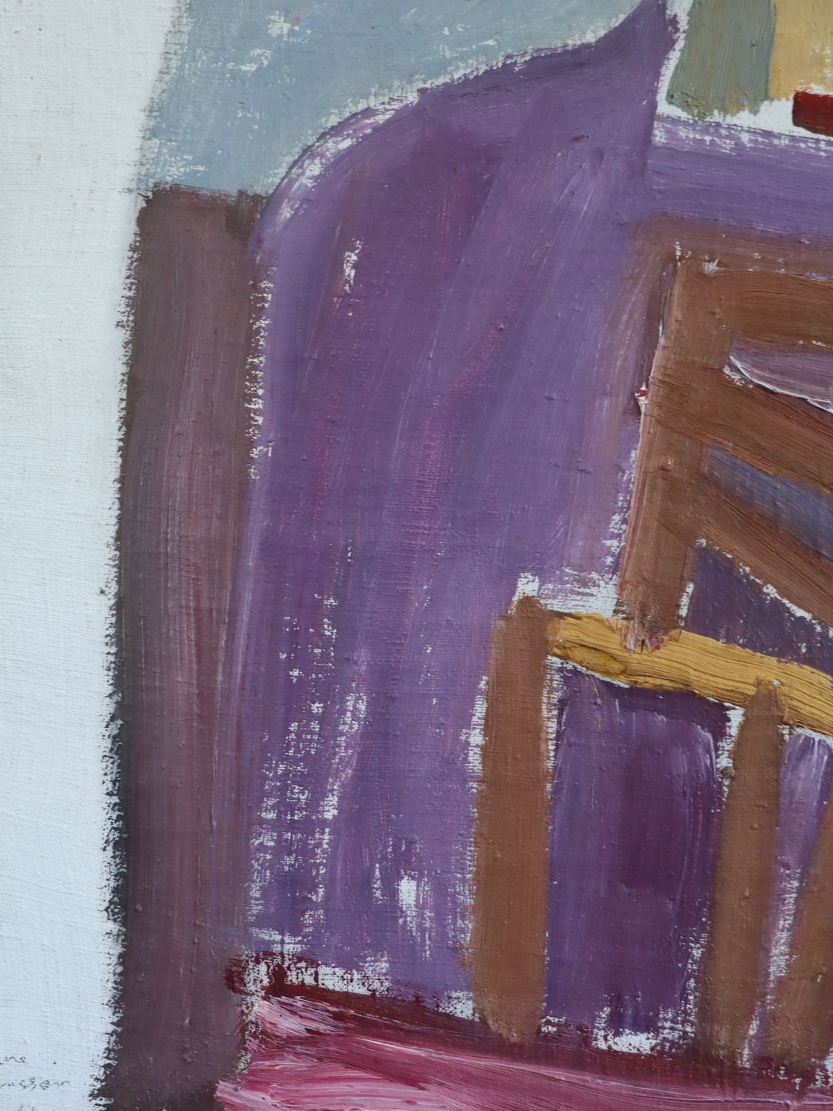 photo furniture Chair By The Wall  Oil Painting