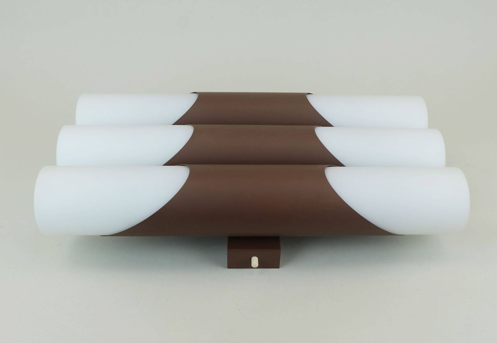 photo for sale Wall Lamp Design Klaus Link For Neuhaus Leuchten 1960s Metal Satin Glass
