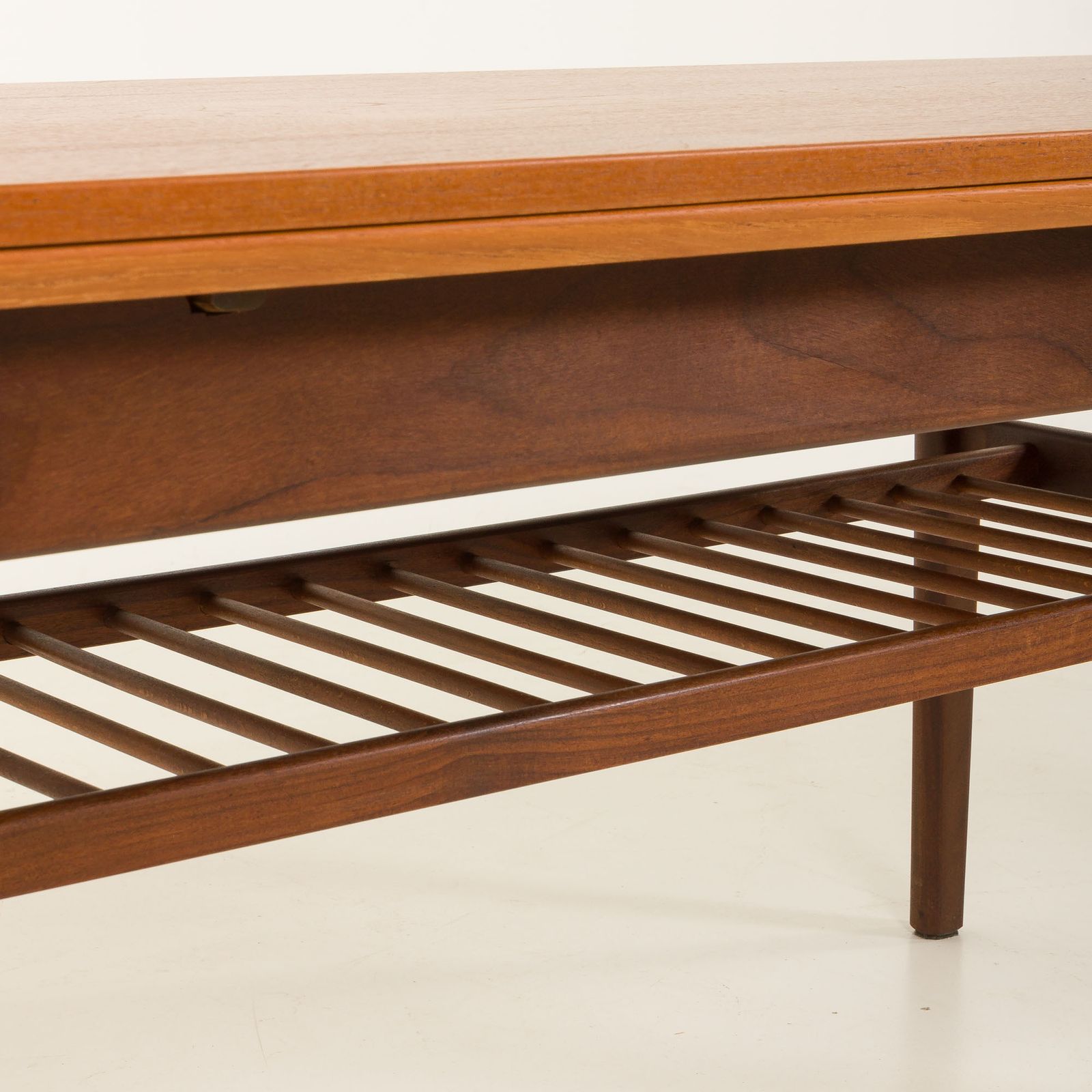 photo vinterior Vintage Elevator Teak Table Attr. To Kai Kristiansen, 1960s