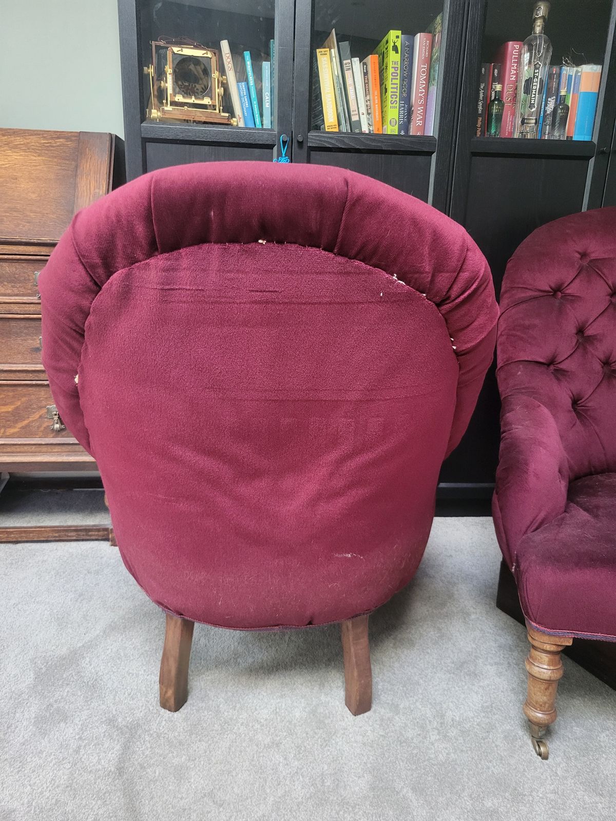 Victorian Spoon Back Fireside Nursing Chairs photo furniture