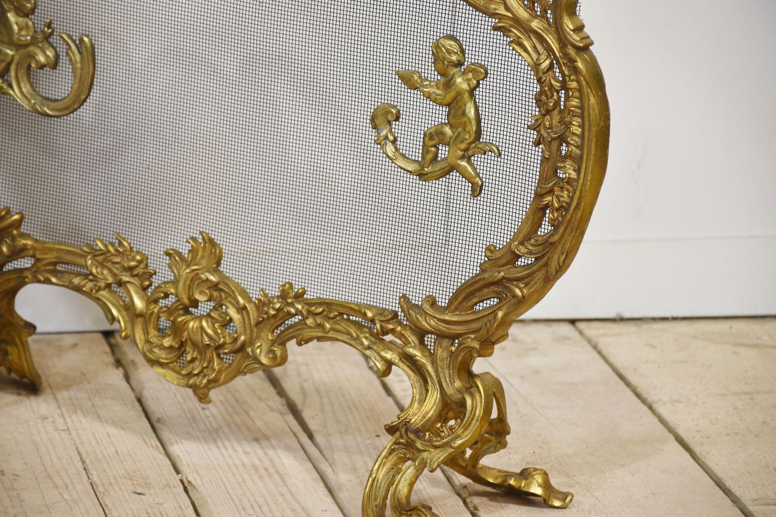 Pair Of Louis XV Style Gilt Bronze Fire Screens photo 3420.0