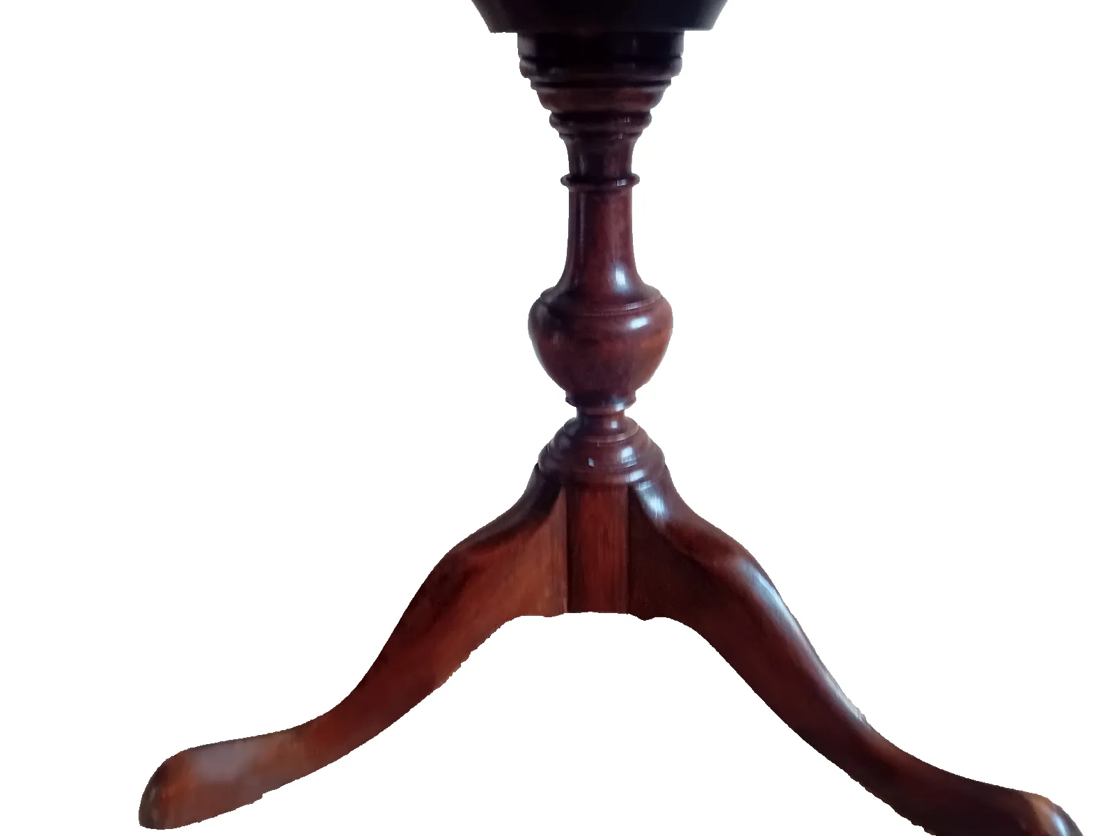 photo furniture Beautiful Antique Flame Mahogany Pie Crust Edge  Lamp/Tea/Side /Wine Table