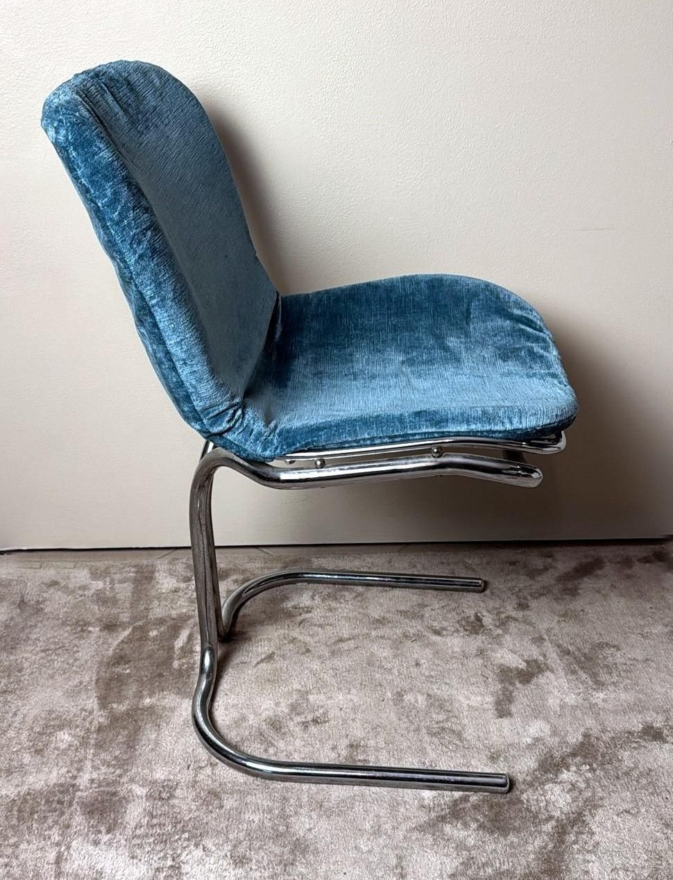 Gastone Rinaldi  Designer Italian Steel Tubular Chair For Rima Padova photo Furniture