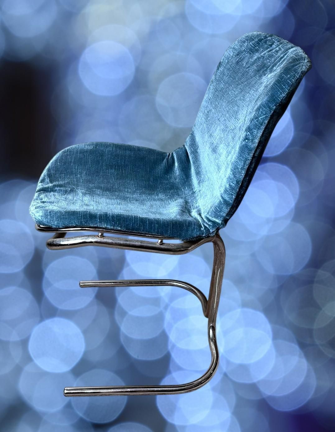 Gastone Rinaldi  Designer Italian Steel Tubular Chair For Rima Padova photo vinterior