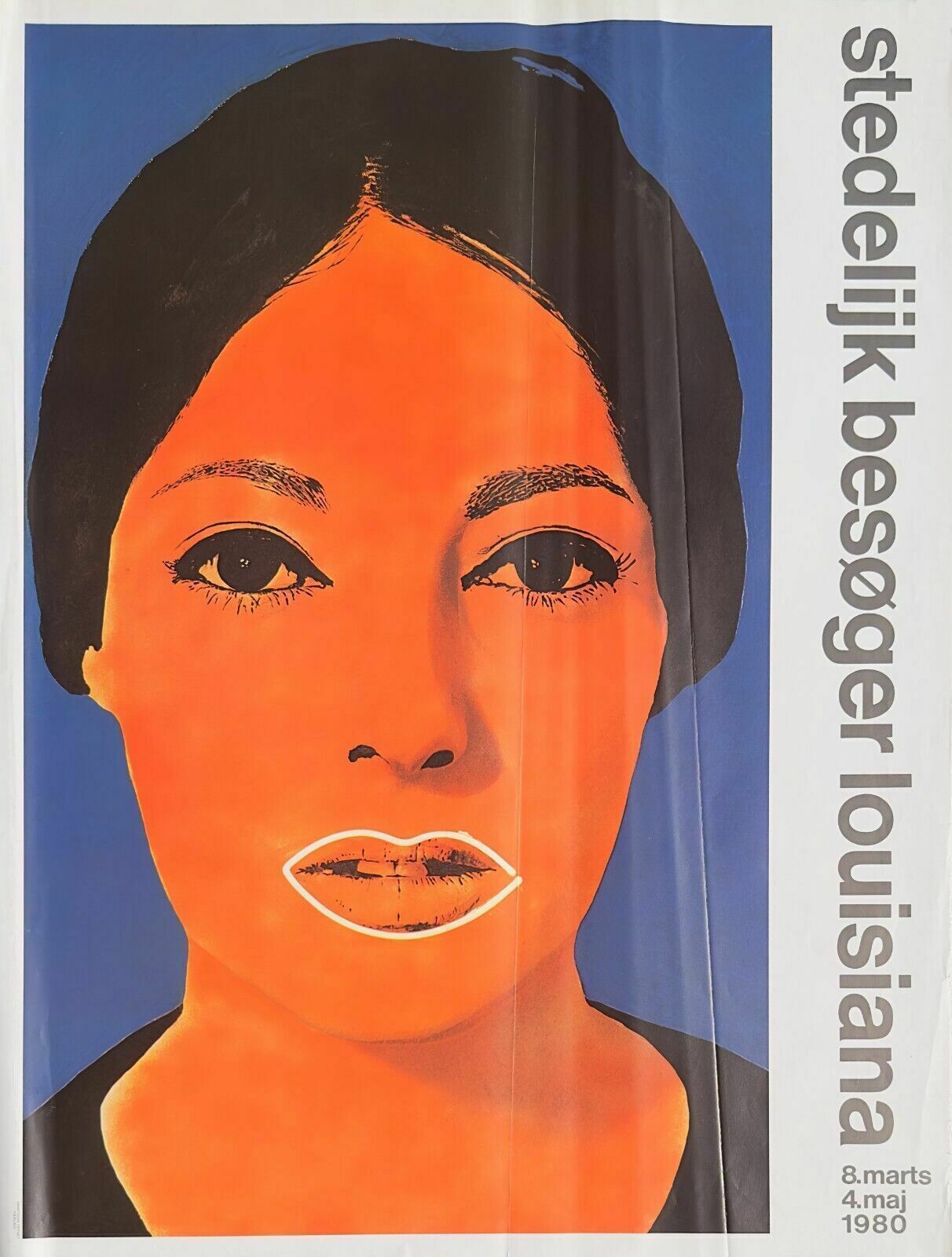 Martial Raysse   Art Poster Exhibition Poster Stedelijk Besøger Louisiana 1980