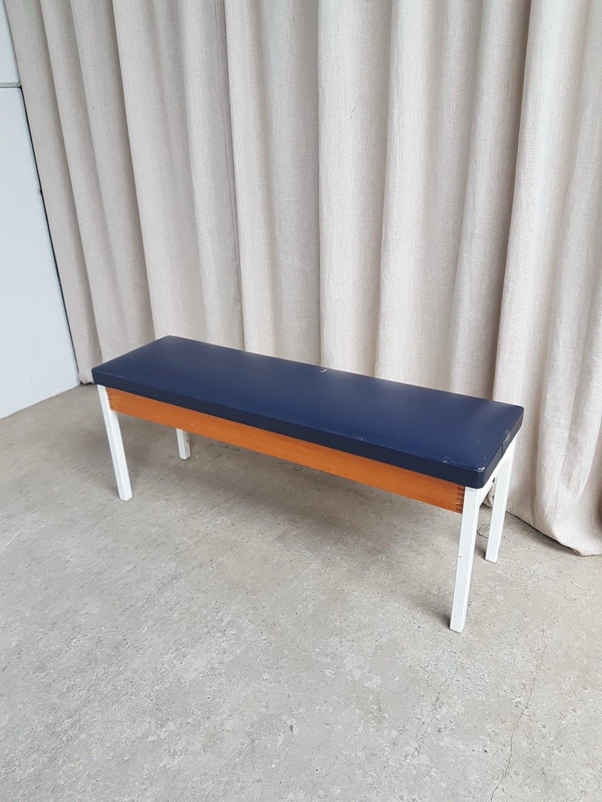 Vtg Mid Century Post Modern Modernist Hallway Dining Bench Seat Chair Retro R833 photo buy