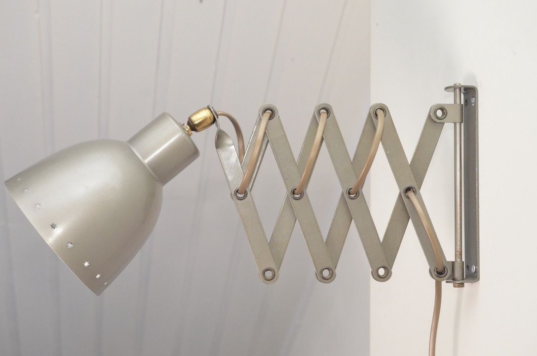Vintage Dutch Scissor Wall Lamp By H. Busquet For Hala, 1960s photo buy