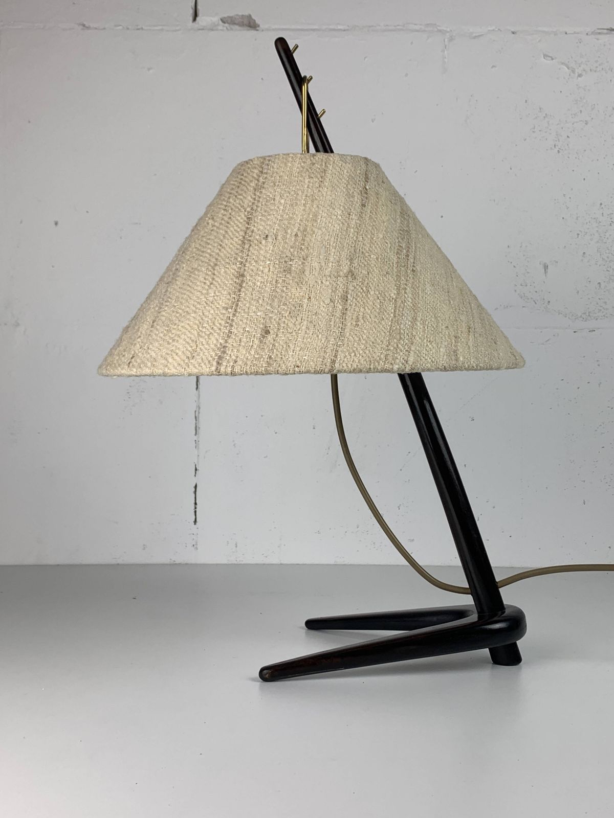 Page 1 Of 23 Mid Century Dornstab Table Lamp By A. Pöll For Kalmar, 1947 photo for sale