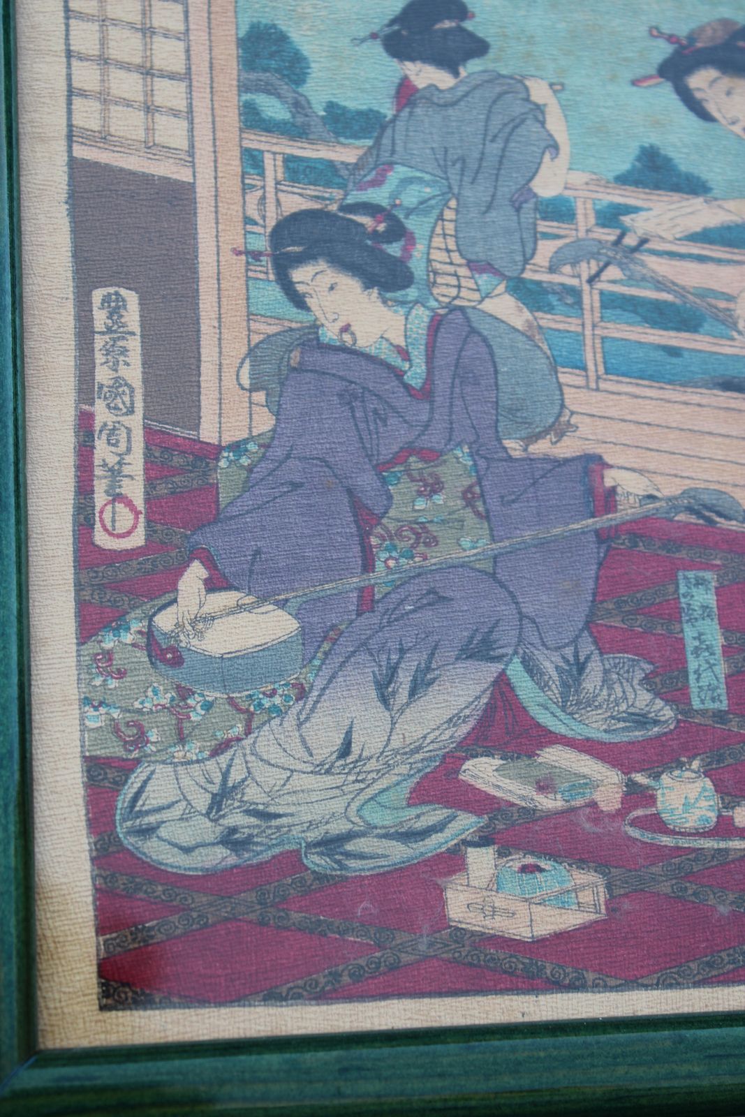 Print Toyohara Chikanobu Japan Woodblock 1880 photo buy