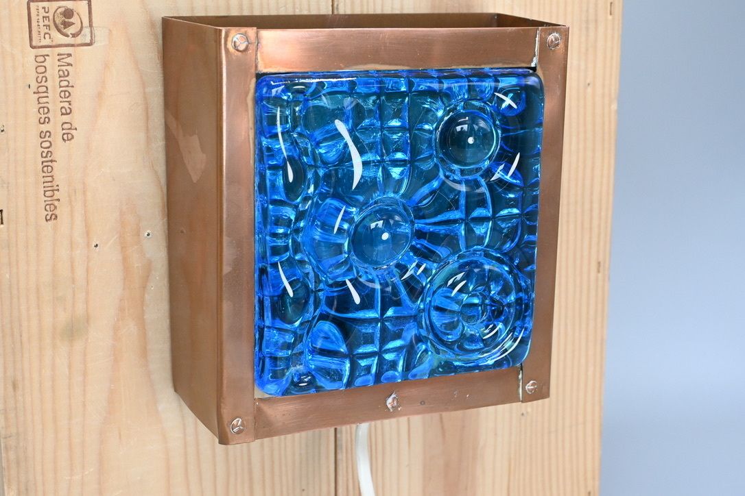 photo furniture Scandinavian Copper And Glass Mid Century Modern Wall Lamp Made By Nils H Ledung