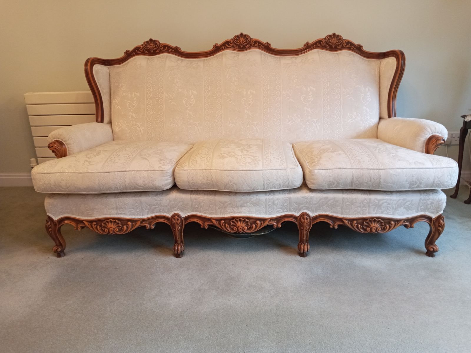 Italian Baroque Style 3 Piece Suite